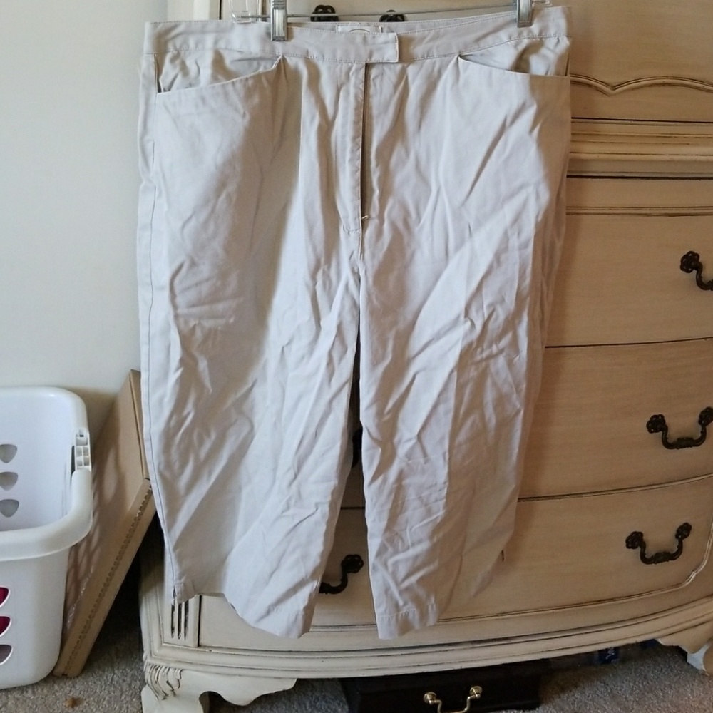 Vguc 18 Talbots Khaki capris